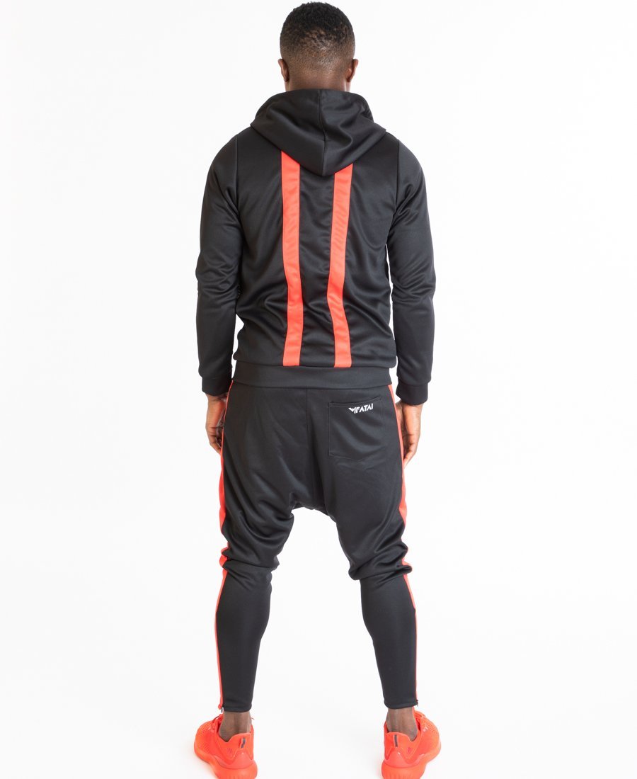 Black tracksuit with red design - Fatai Style