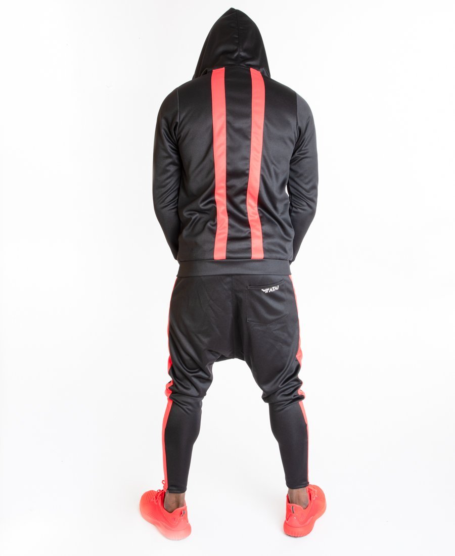 Black tracksuit with red design - Fatai Style