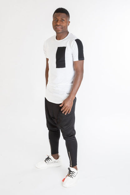 White t-shirt with black design - Fatai Style
