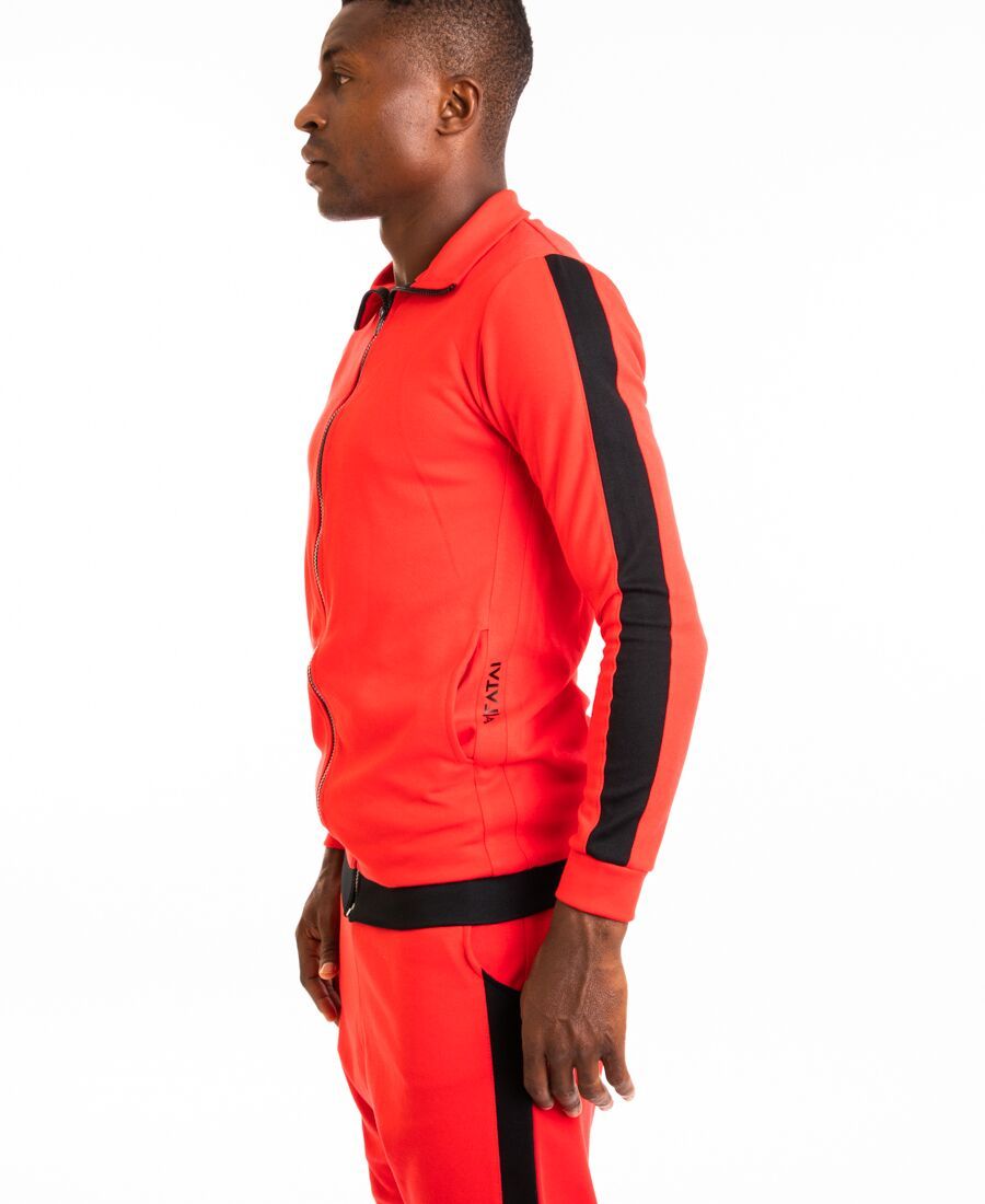 Tracksuit red with black line - Fatai Style