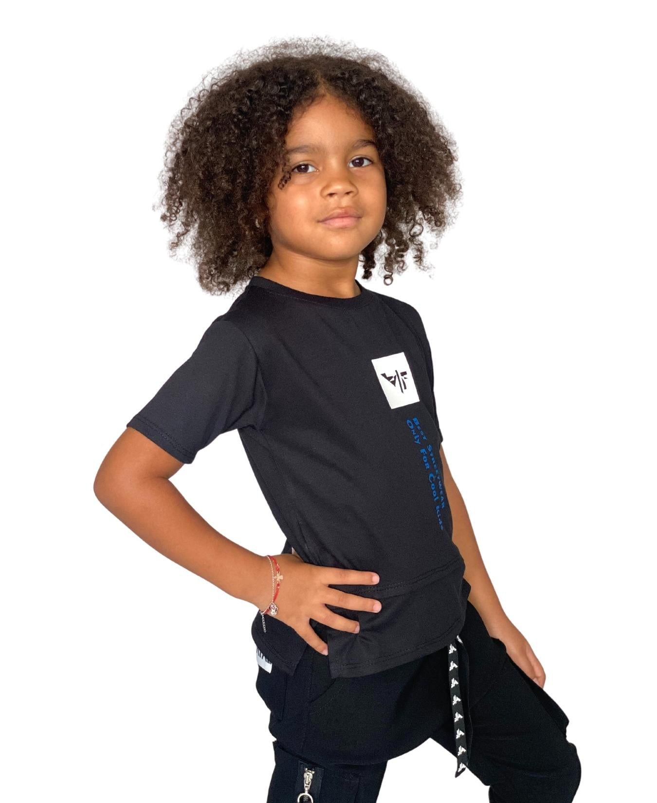 Tricou negru unisex - Cool Kids
