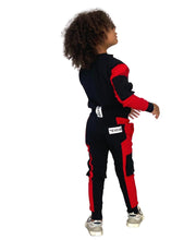 Încarcă imaginea în vizualizatorul Galerie, Pantaloni unisex negru/rosu
