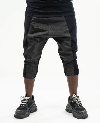Short Black trousers with fold - Fatai Style