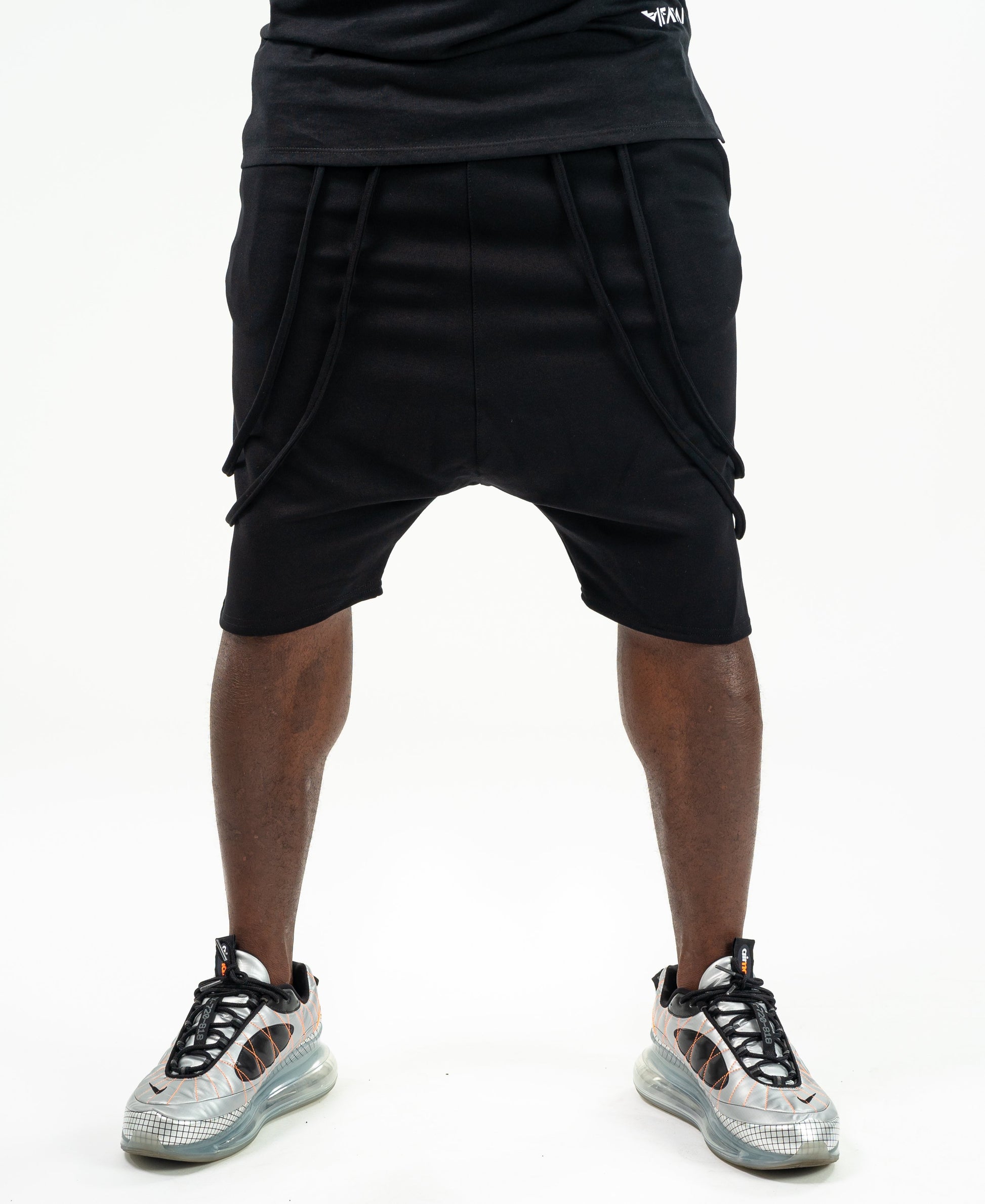 Short Trousers black with double design - Fatai Style