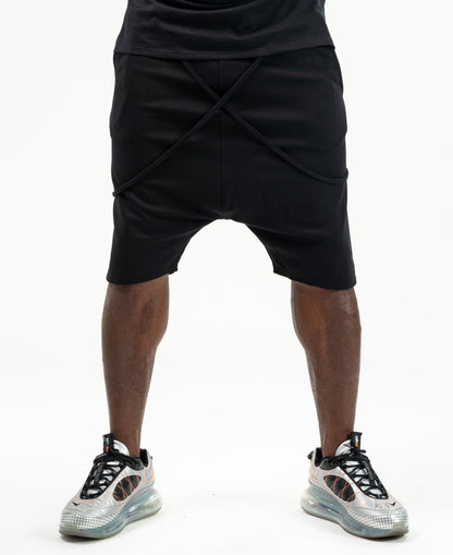 Short Trousers black with special design - Fatai Style
