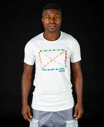 White t-shirt painted - Fatai Style