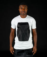 Încarcă imaginea în vizualizatorul Galerie, White t-shirt with black spider design - Fatai Style
