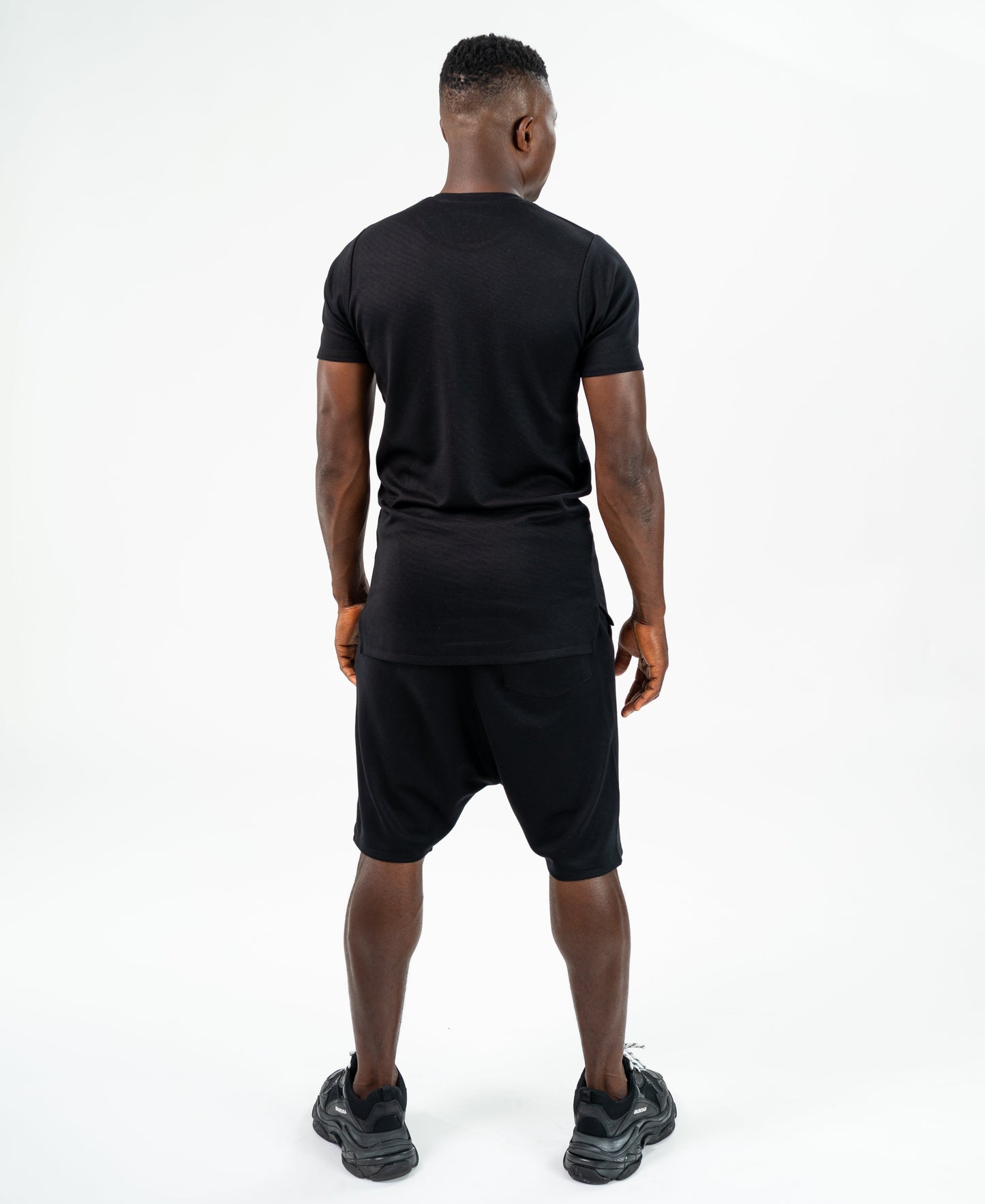 Black tracksuit (t-shirt+short trousers) - Fatai Style