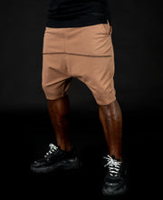 Încarcă imaginea în vizualizatorul Galerie, Short Brown Trousers with black sewing - Fatai Style
