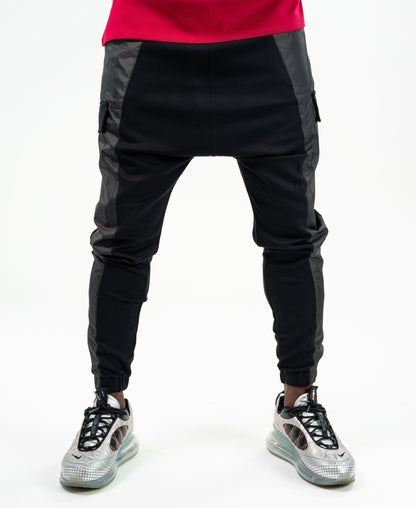 Black trousers with side pocket - Fatai Style