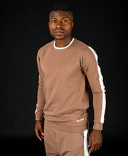 Încarcă imaginea în vizualizatorul Galerie, Brown tracksuit (long sleeve t-shirt+long trousers with pocket) - Fatai Style

