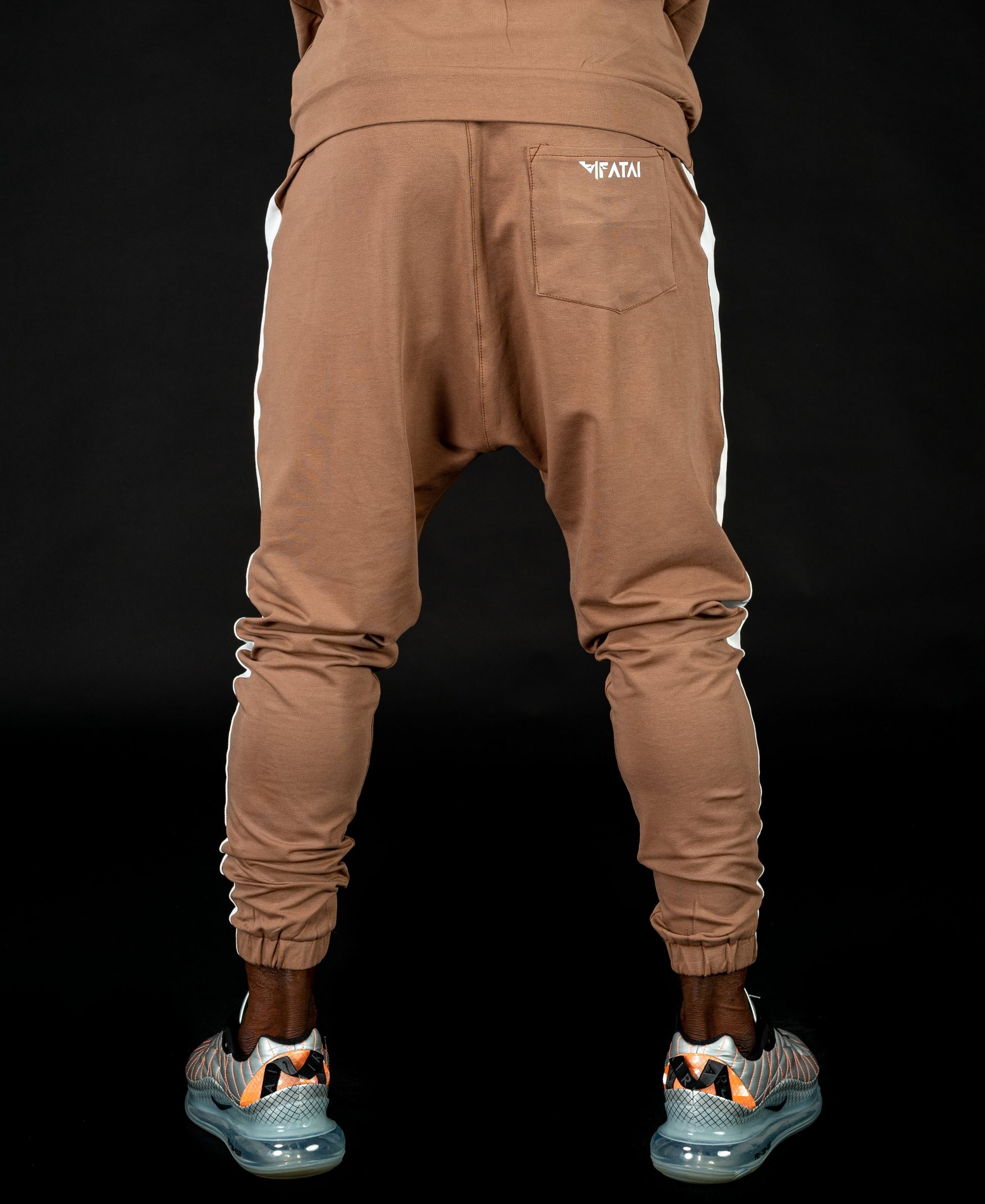 Brown trousers with white line - Fatai Style