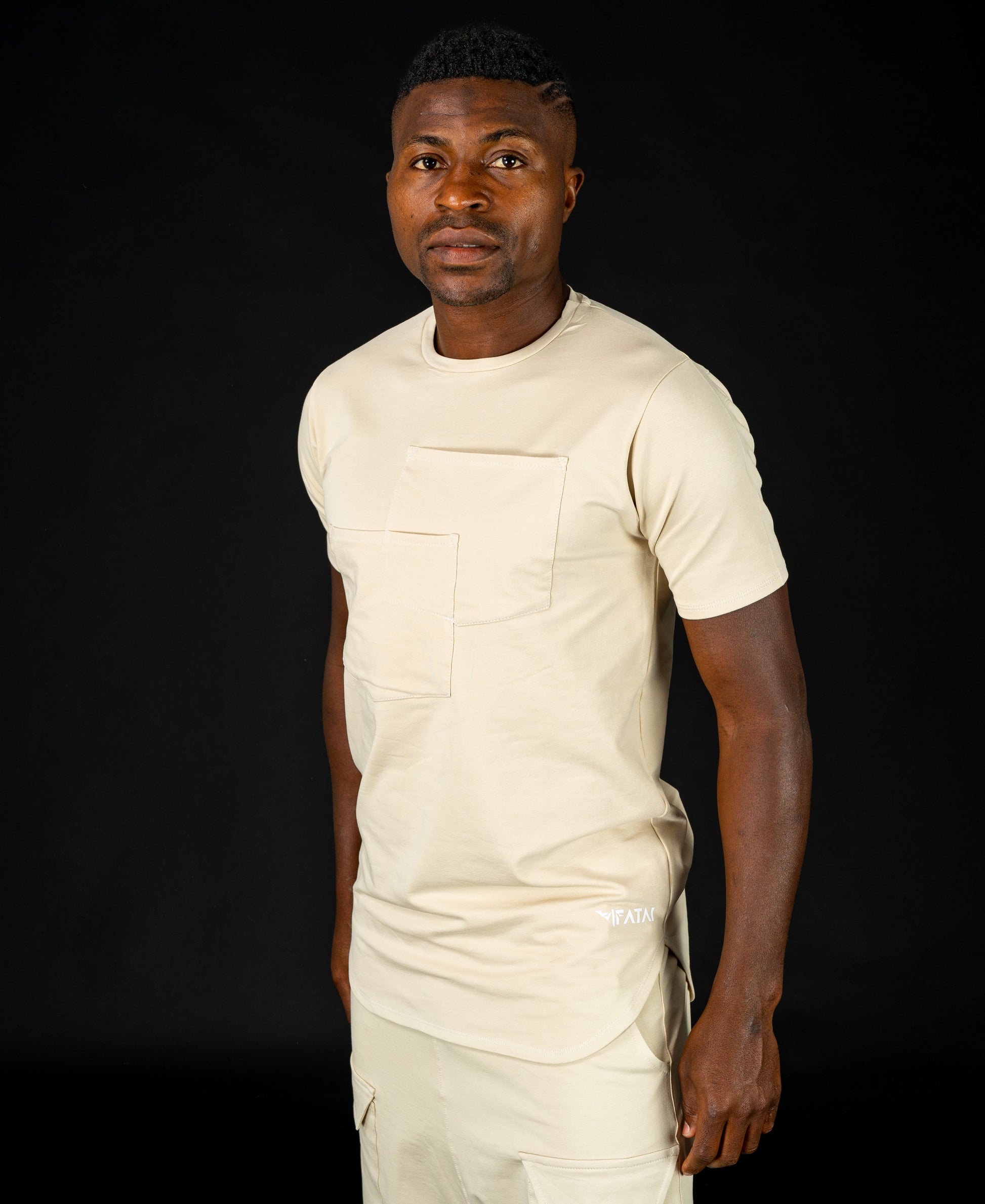 Beige t-shirt with special design - Fatai Style