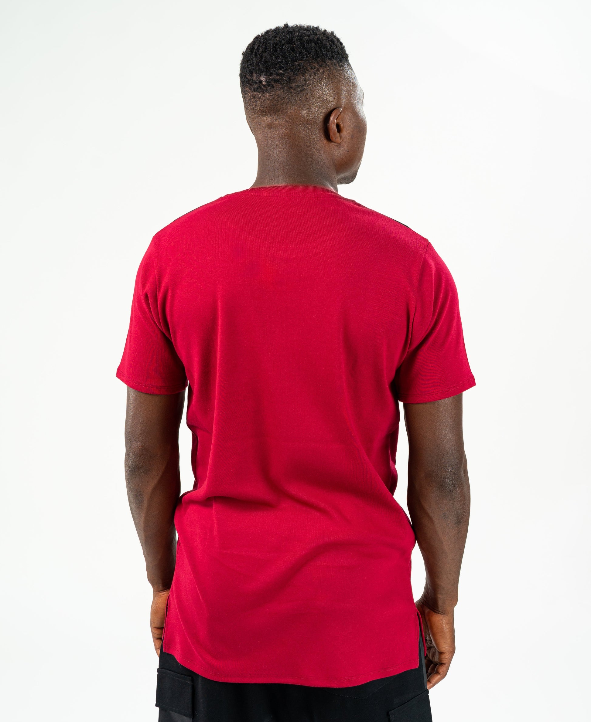 Burgundy t-shirt with bulletproof design - Fatai Style