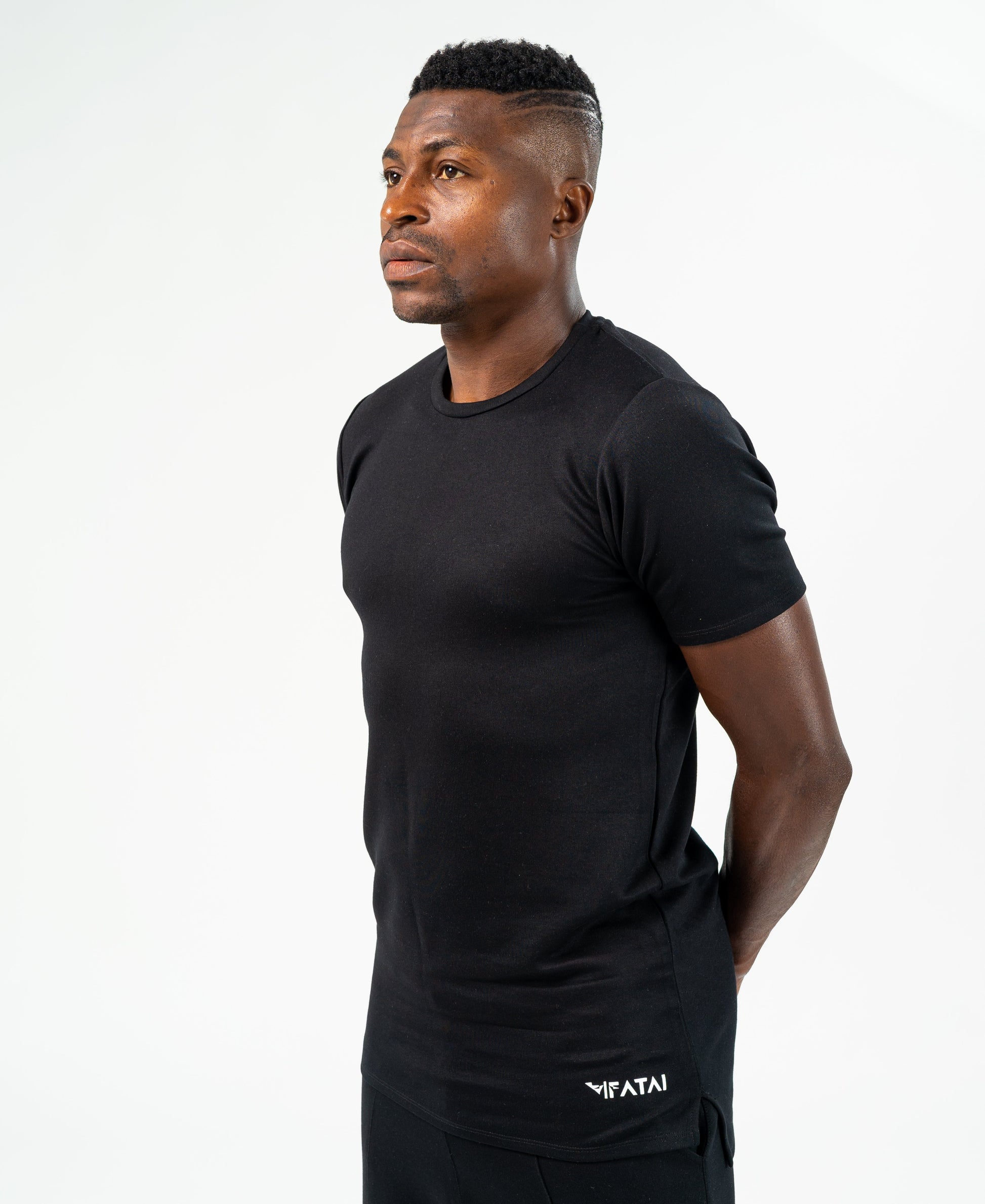 Black tracksuit (t-shirt+short trousers) - Fatai Style