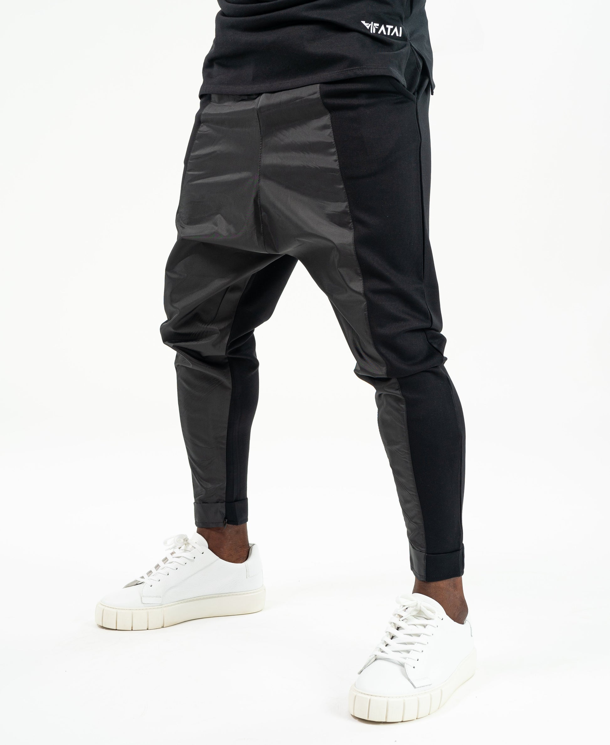 Black trousers with fold - Fatai Style