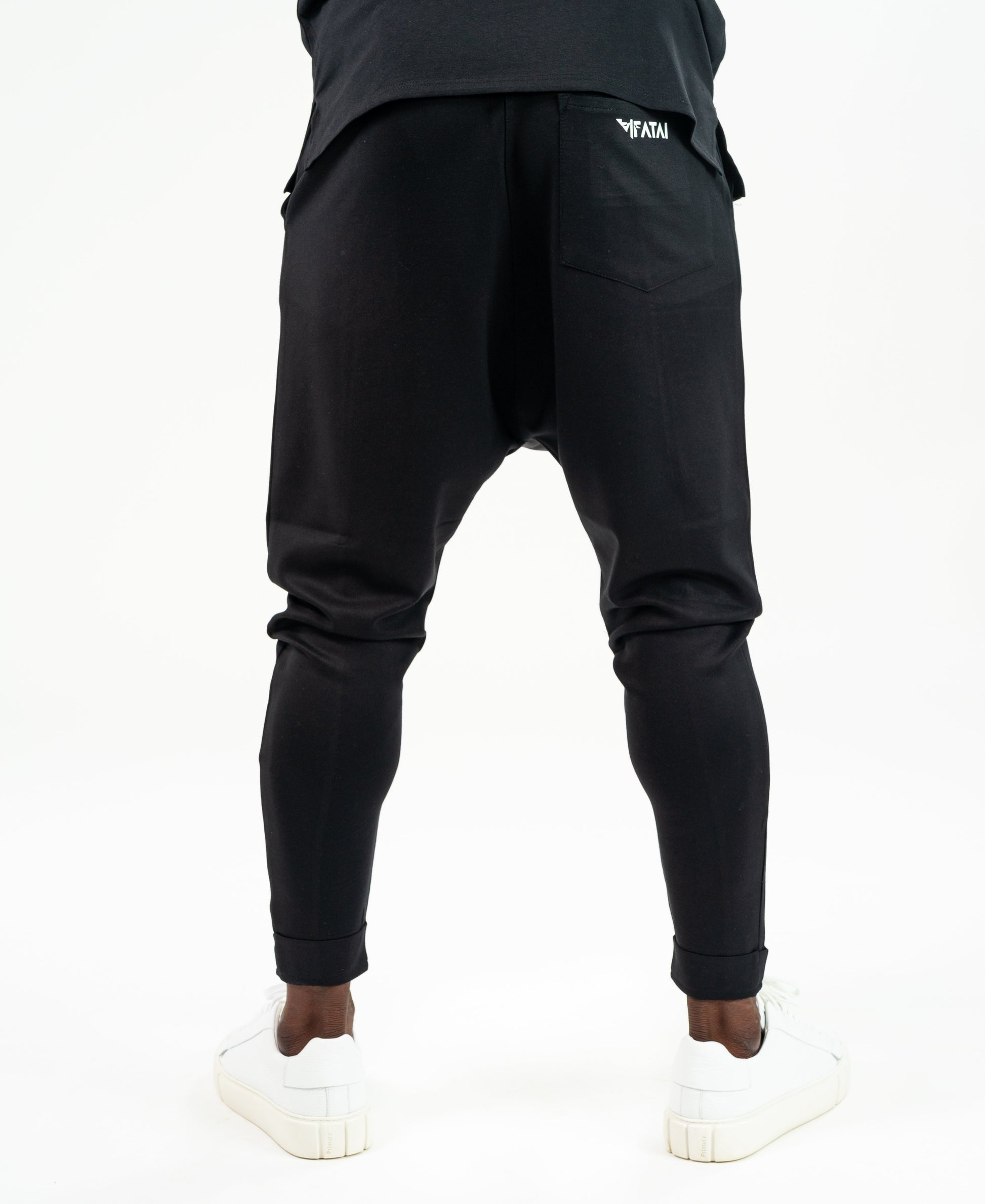 Black trousers with fold - Fatai Style