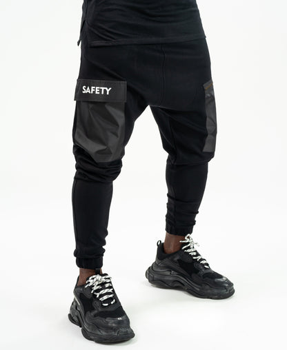 Black trousers with safety message - Fatai Style
