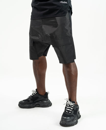 Short Black trousers with front pockets design - Fatai Style