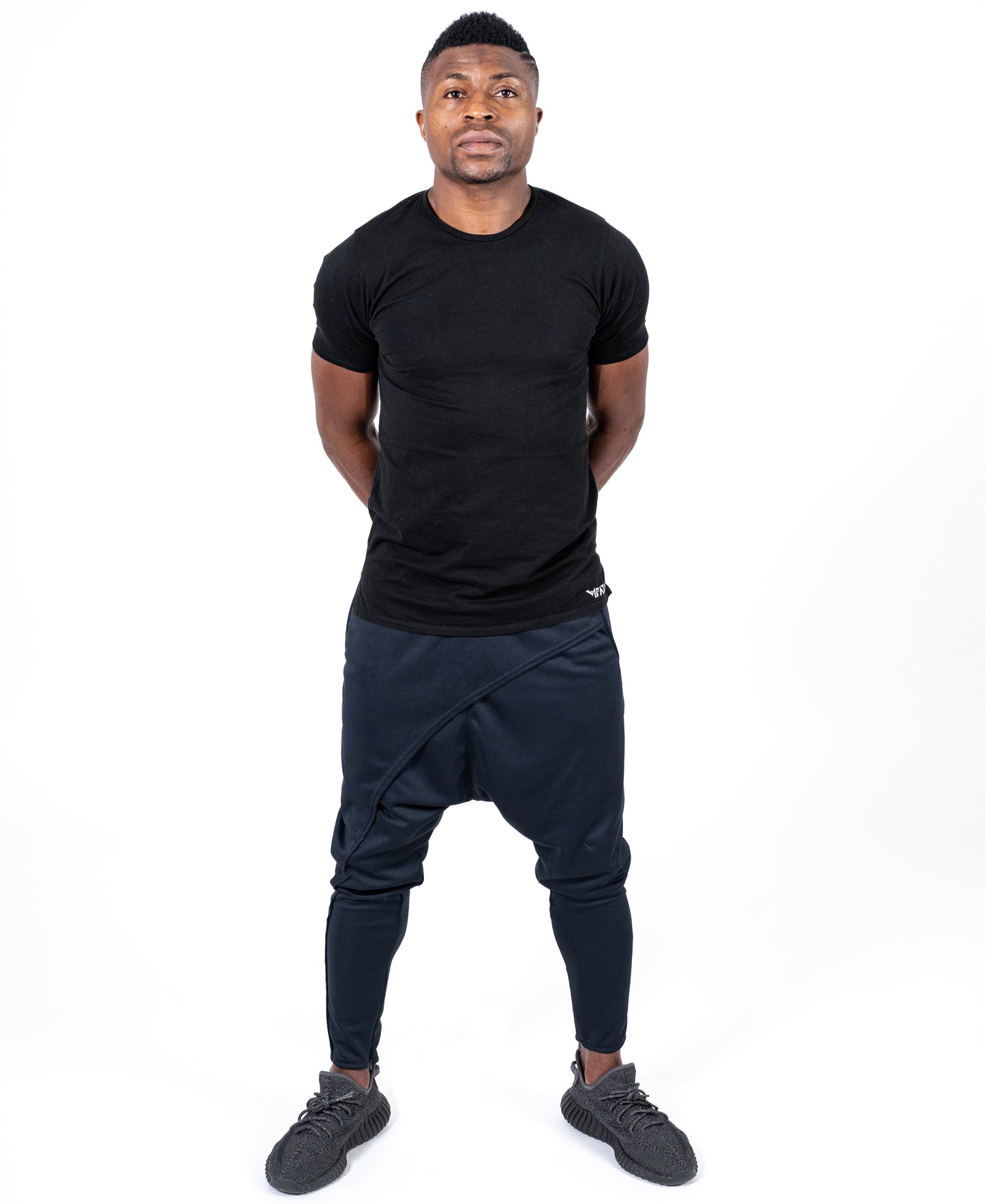 Bleumarin trousers with side design - Fatai Style