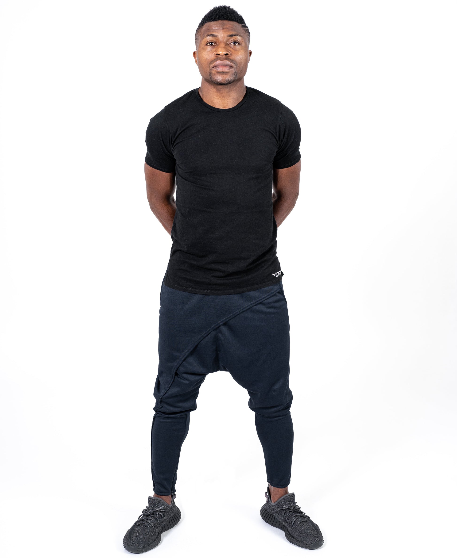 Bleumarin trousers with side design - Fatai Style