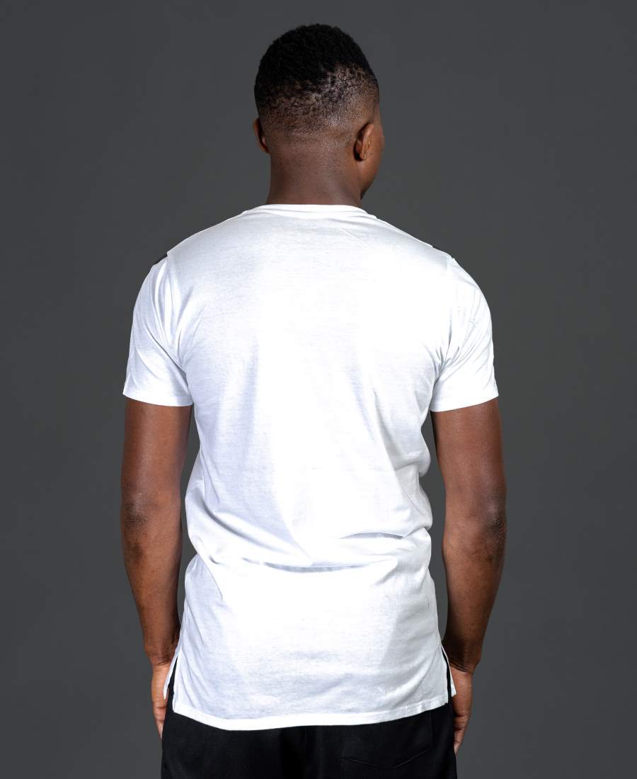 White t-shirt with black design - Fatai Style