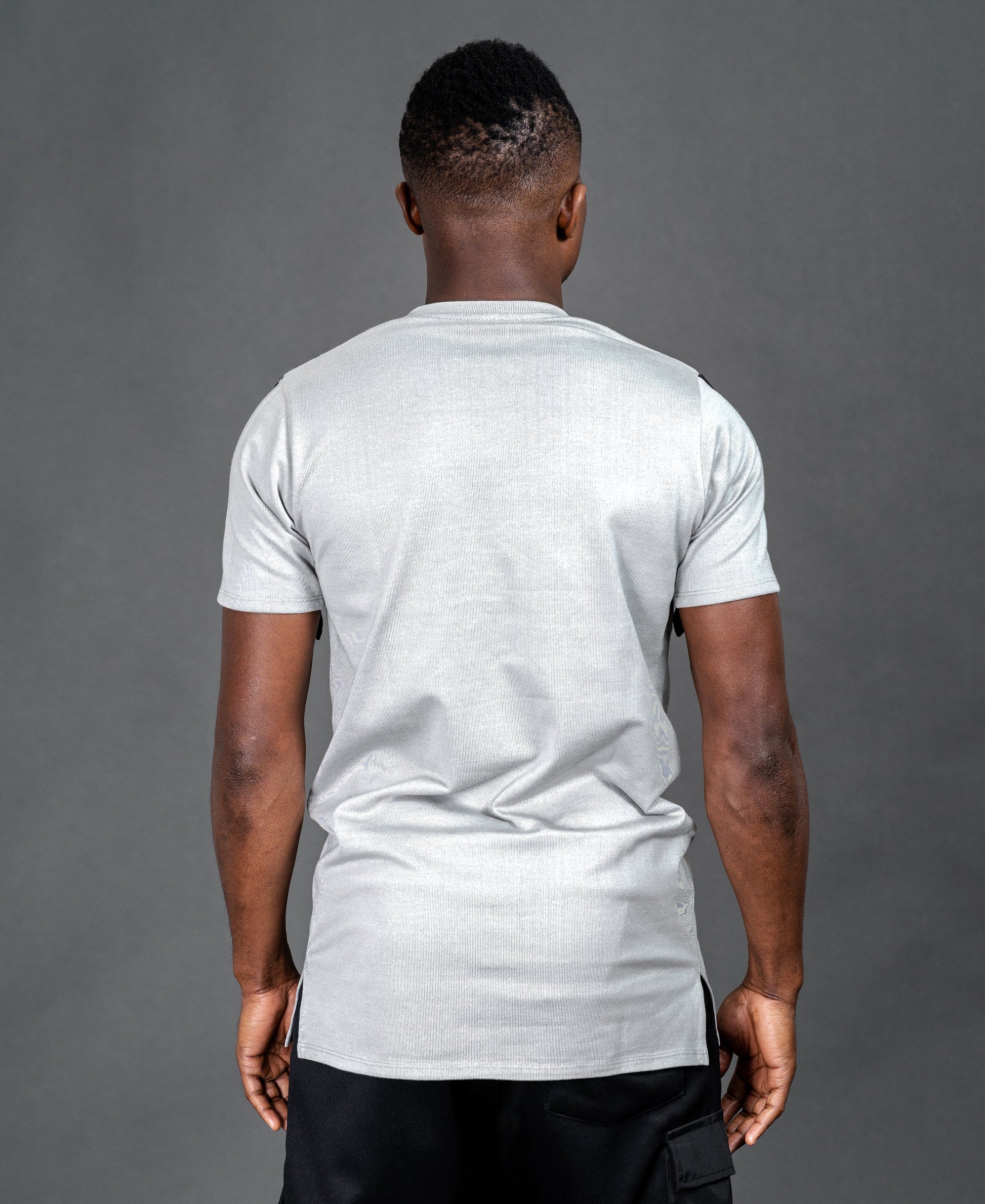 Grey t-shirt with black design - Fatai Style