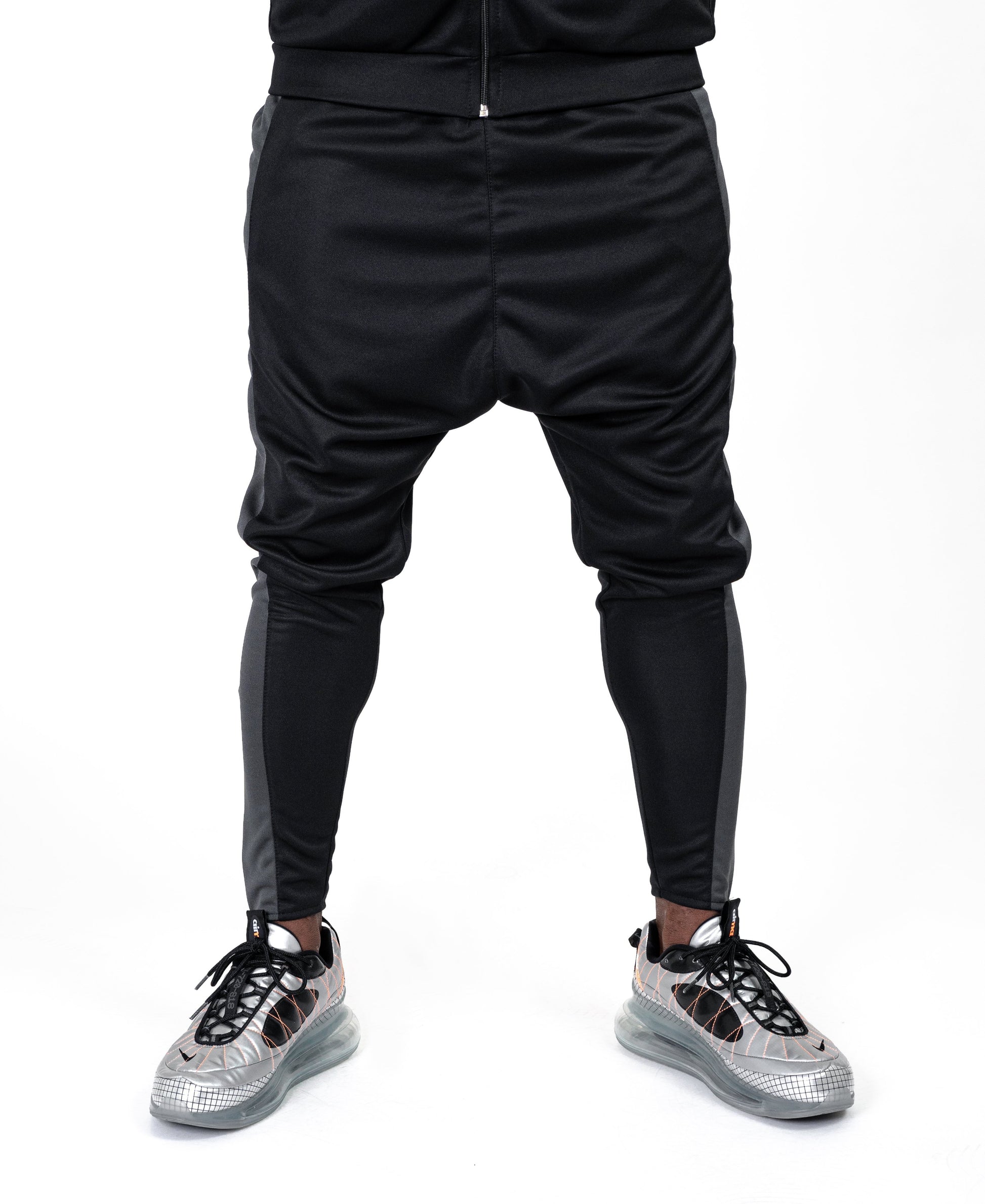 Black trousers with big grey line - Fatai Style