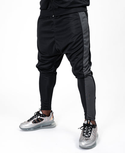 Black trousers with big grey line - Fatai Style