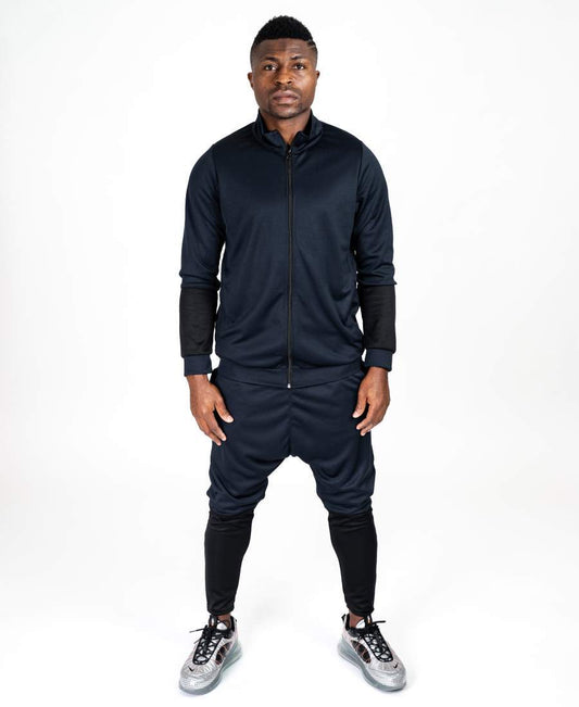 Bleumarin tracksuit with black - Fatai Style