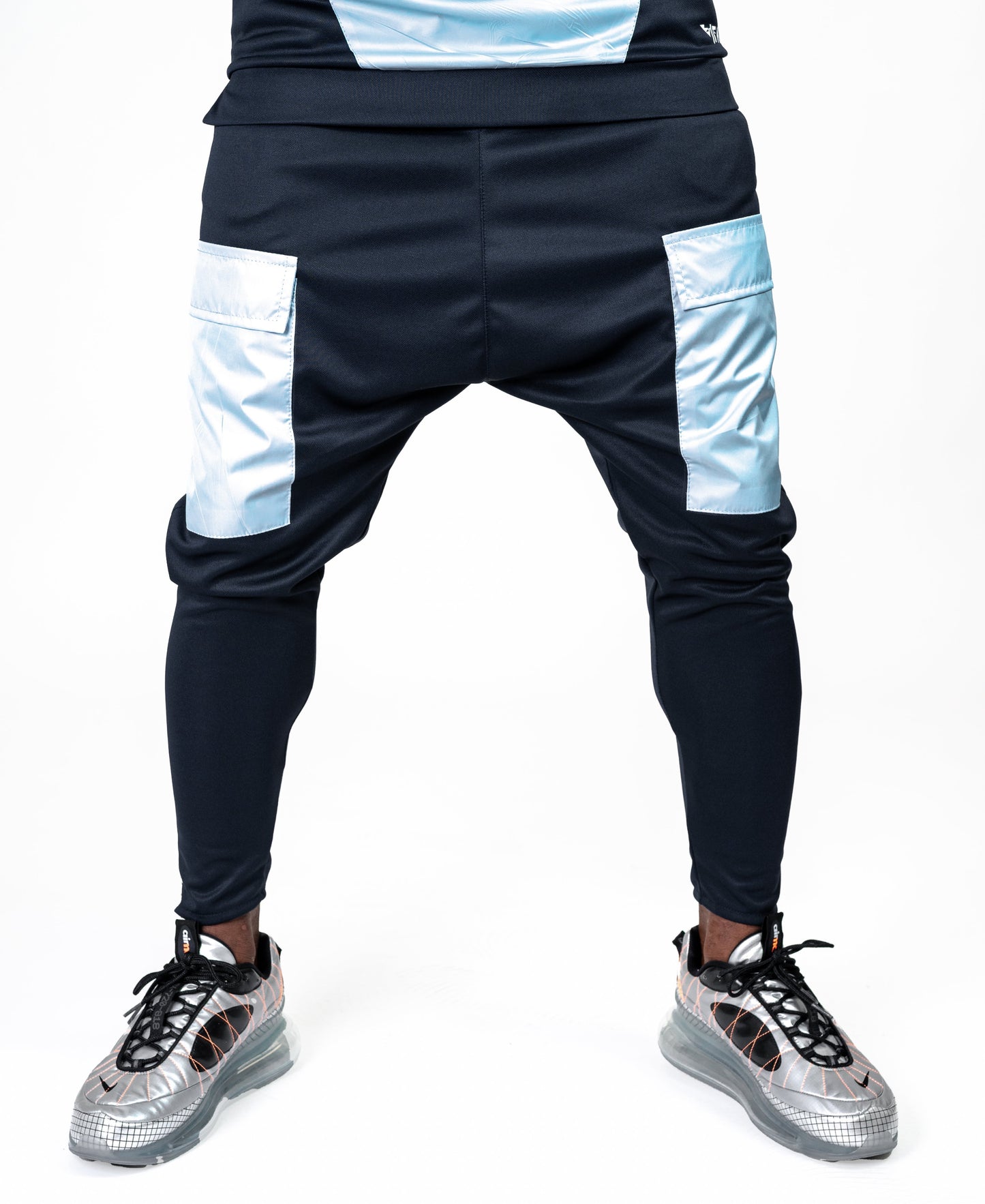 Bleumarin trousers with blue pockets - Fatai Style