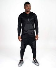Încarcă imaginea în vizualizatorul Galerie, Black tracksuit with black design - Fatai Style
