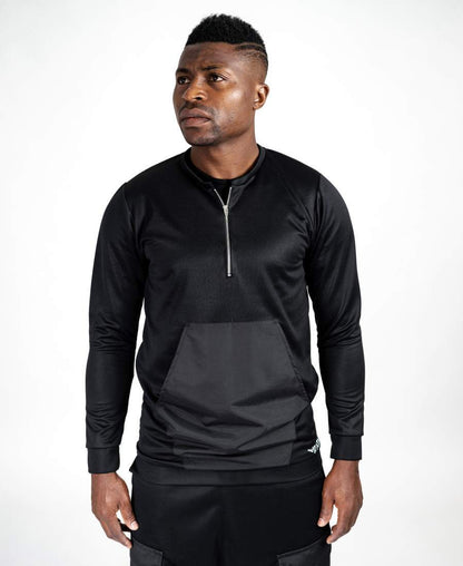 Black blouse with black design - Fatai Style