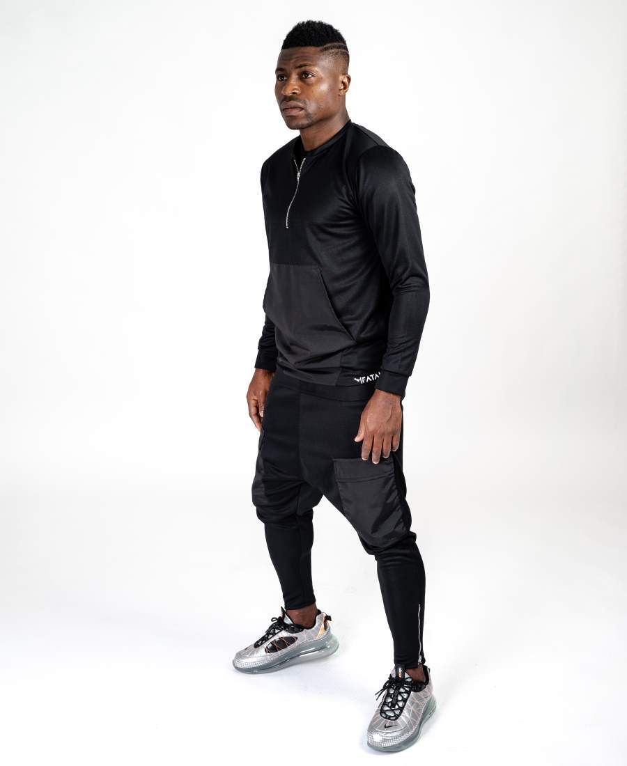 Black tracksuit with black design - Fatai Style