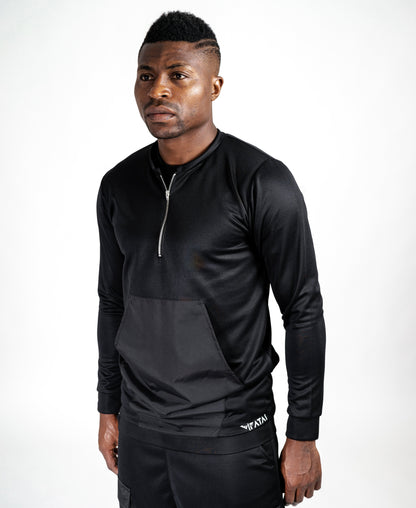 Black blouse with black design - Fatai Style