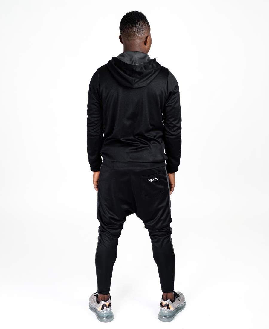 Black tracksuit with grey lines - Fatai Style