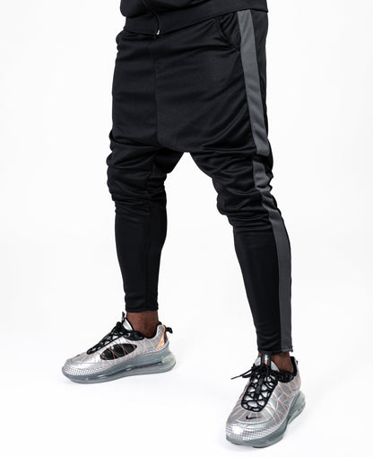 Black trousers with grey line - Fatai Style