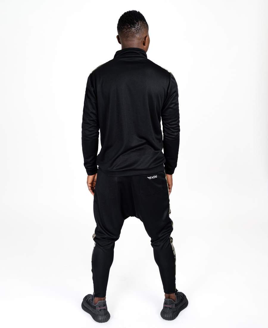 Black tracksuit with camo lines - Fatai Style