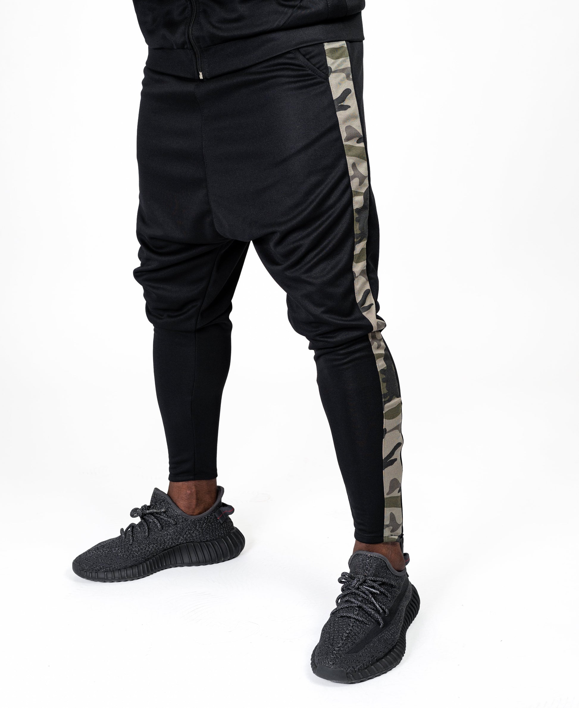 Black trousers with camo line - Fatai Style