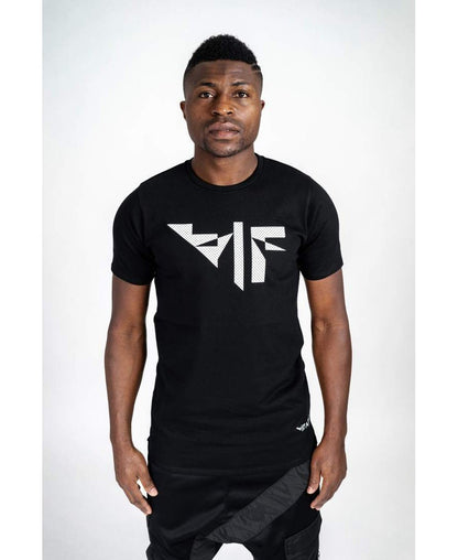 Black t-shirt with F-white - Fatai Style