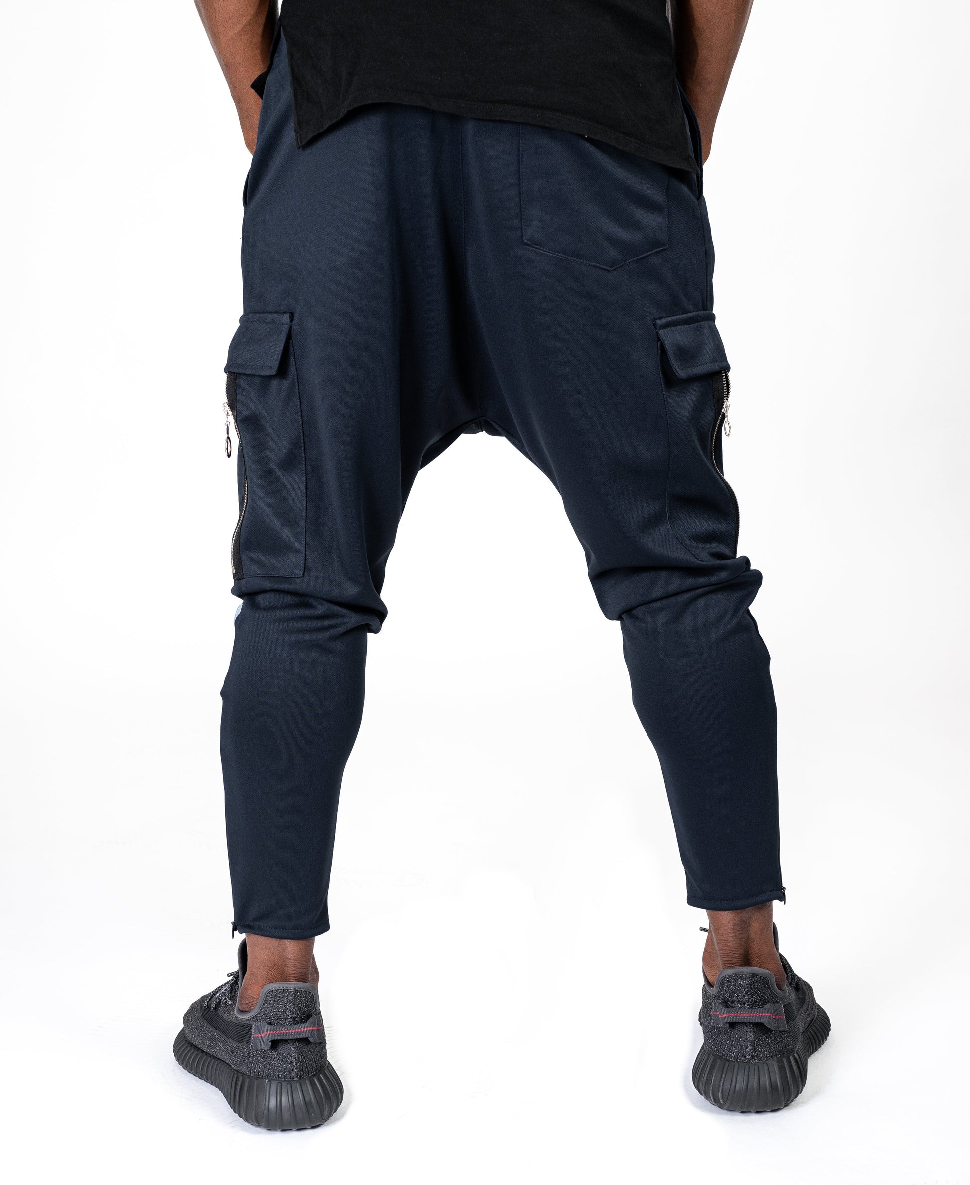 Bleumarin trousers with blue lines - Fatai Style