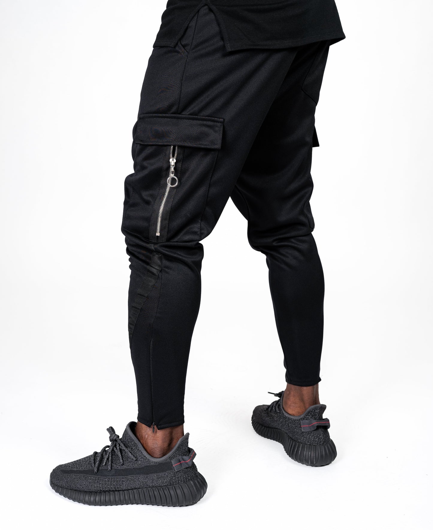 Black trousers with black lines - Fatai Style