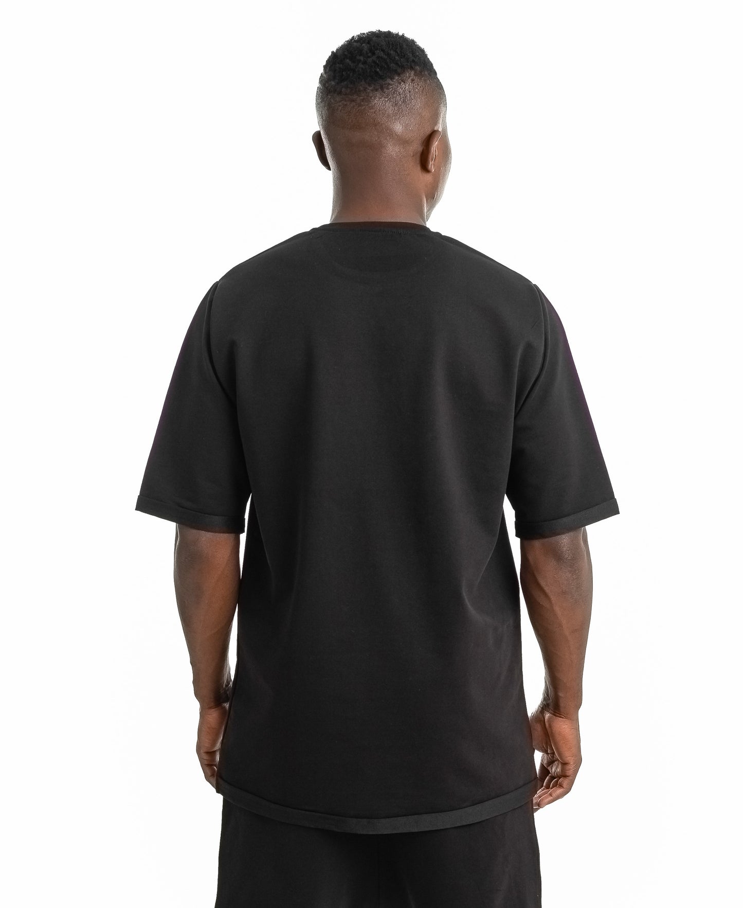 Tricou negru oversize