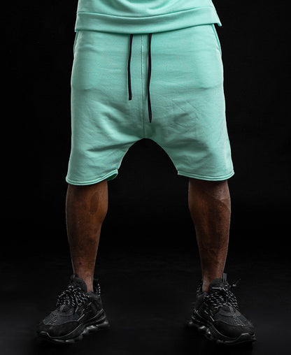 Pantaloni scurti verde menta