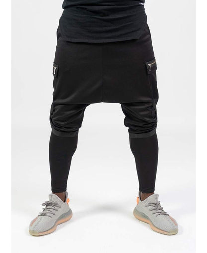 Black trousers with two designs - Fatai Style