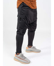Încarcă imaginea în vizualizatorul Galerie, Black trousers with wow side design - Fatai Style
