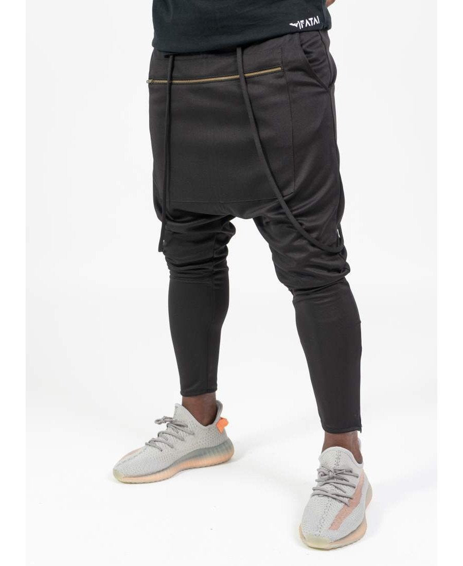Black trousers with front pocket - Fatai Style