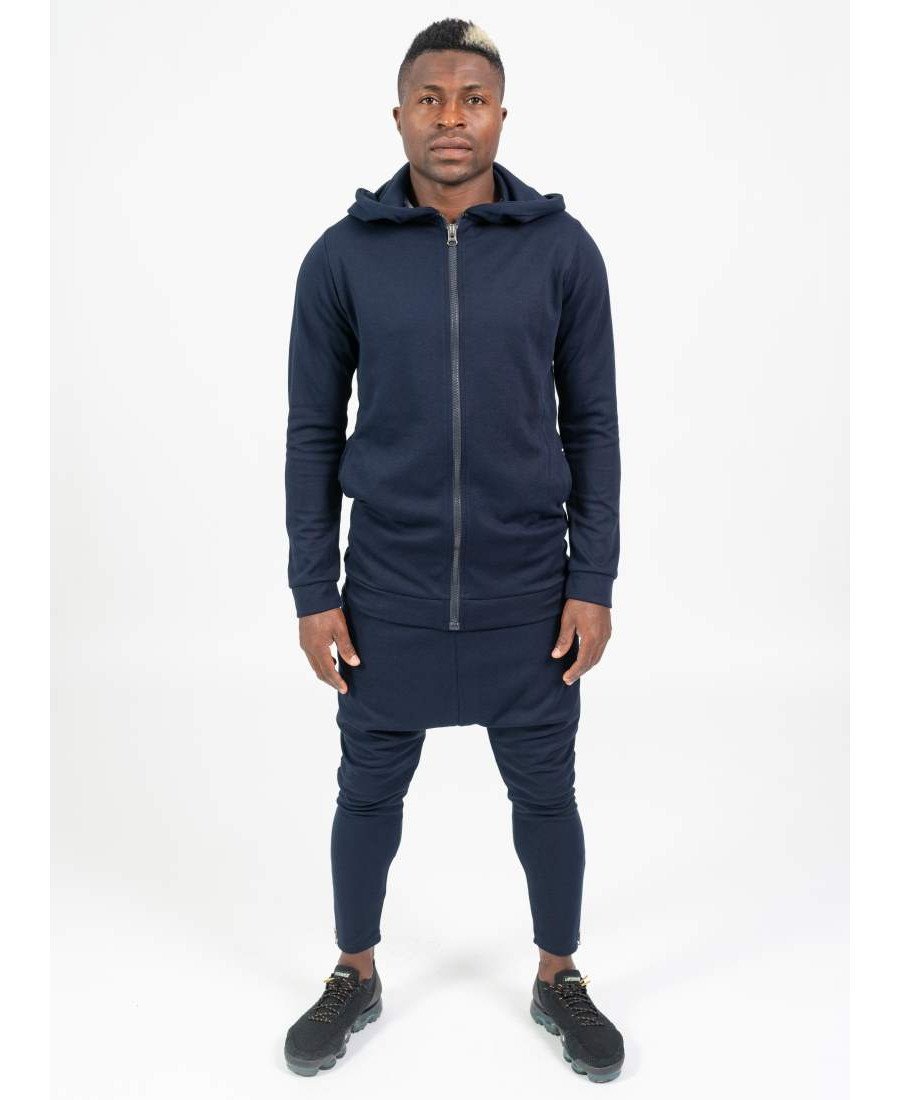 Blue tracksuit with long hood - Fatai Style