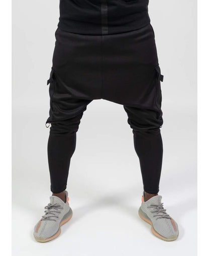 Black trousers with side design - Fatai Style