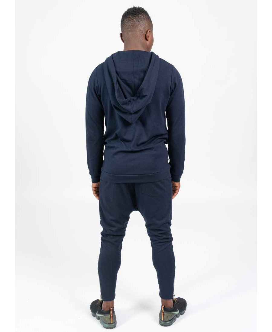 Blue tracksuit with long hood - Fatai Style